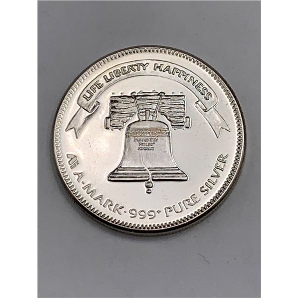 1983 One-Troy-Ounce .999 Pure Silver Liberty Coin, A-Mark