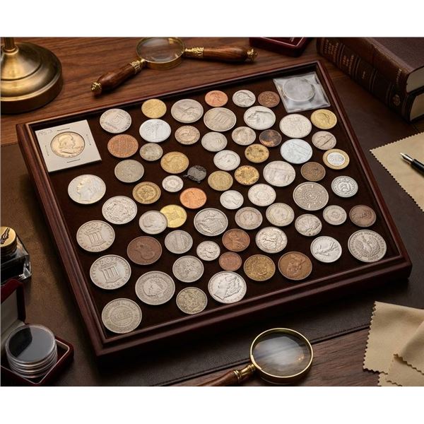 World Coin Lot Featuring Various Denominations approx 1 lbs