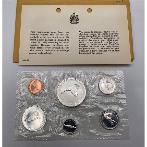 1867-1967 Centennial Canada Proof-Like Silver Coin Set