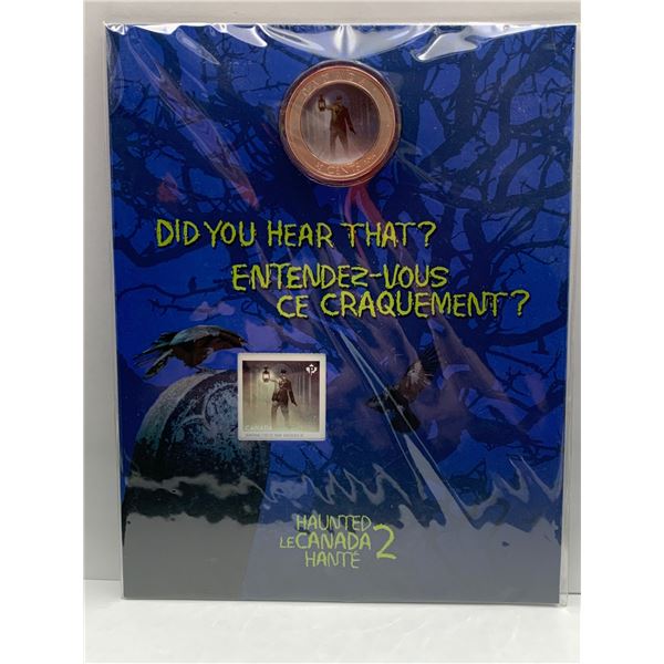 2015 Haunted Canada 25-Cent Coin and Stamp Set