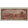 Image 2 : Canada $2 Banknote, "Devils Face" Series 1954, Serial #A1575745