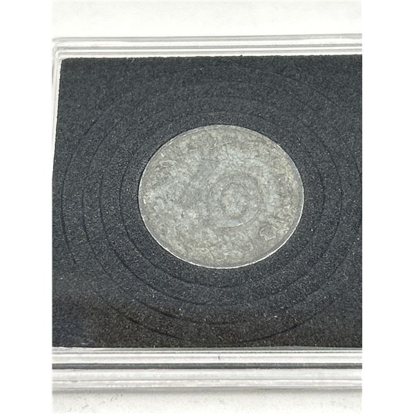 10 Pfennig Coin in Protective Sleeving