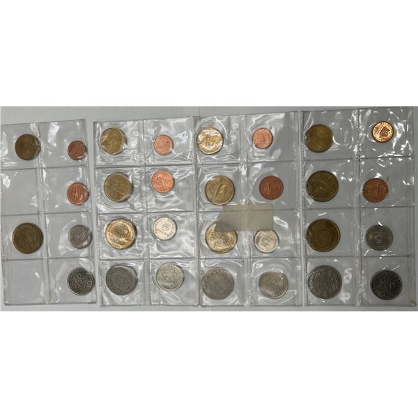 Lot of Vintage Coins Including Greek 1930 Coin and Others