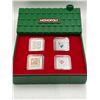 Image 1 : Monopoly 4 x 1/4 Oz .999 Silver Coin Set (Limited Mintage)
