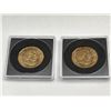Image 1 : 2006 Canada $1 Olympic Lucky Loonie Dollar CoinsProtective Cases Lot of 2