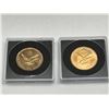Image 2 : 2006 Canada $1 Olympic Lucky Loonie Dollar CoinsProtective Cases Lot of 2