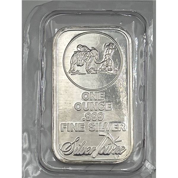 One Ounce .999 Fine Silver Bar by SilverTowne