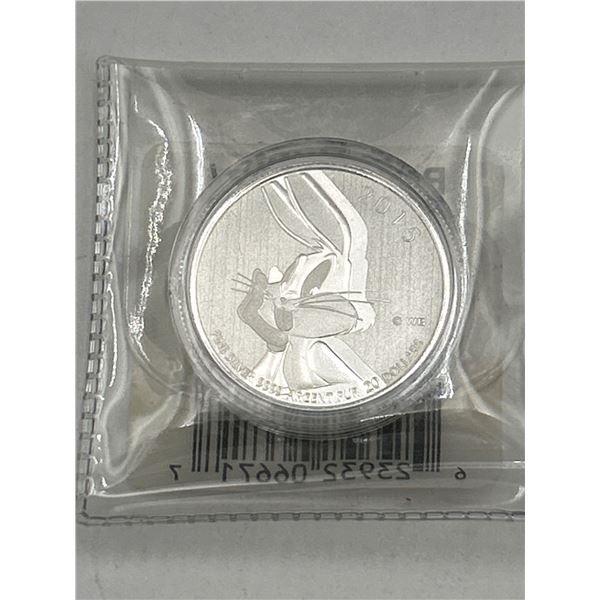 2015 Bugs Bunny  $10 .999 Silver Coin 15.87g