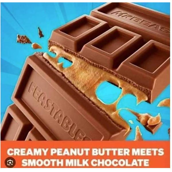 MrBeast Peanut Butter Chocolate Bars 10-Pack