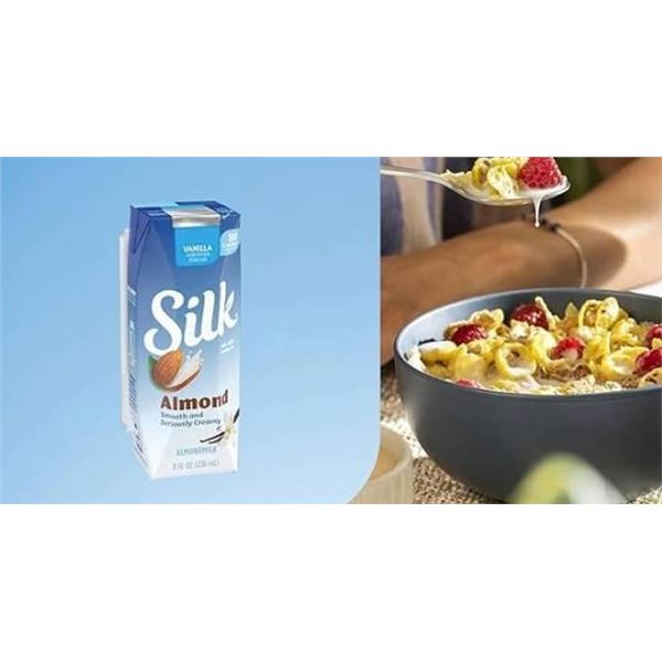 Silk Vanilla Almond Beverage 6 Pack