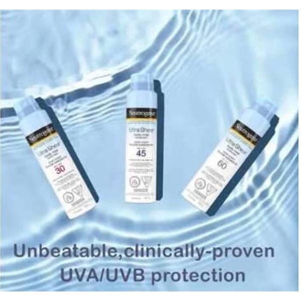 Neutrogena Ultra Sheer SPF 60 Sun Spray Set