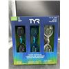 Image 2 : TYR Junior Swim Goggles 3-Pack, Age 10+