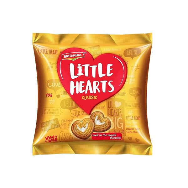 Britannia Little Hearts Classic Biscuits 750g (10 x 75g)