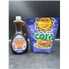 Image 2 : Nutty Club Syrup 750mL and Cora Crepe 700 g Mix Set