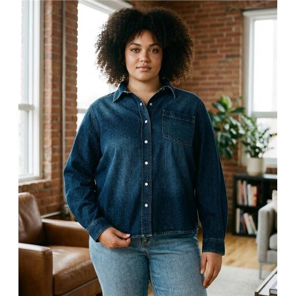 Lucky Brand Denim Shirt XXL