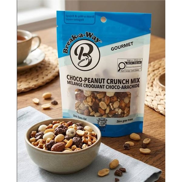 Break-a-Way Choco-Peanut Crunch Mix 12 Pack