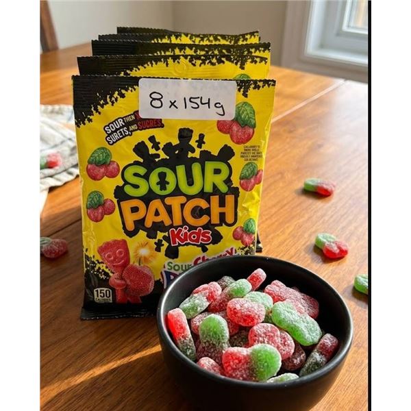 Sour Patch Kids Sour Cherry Blasters 8 Pack