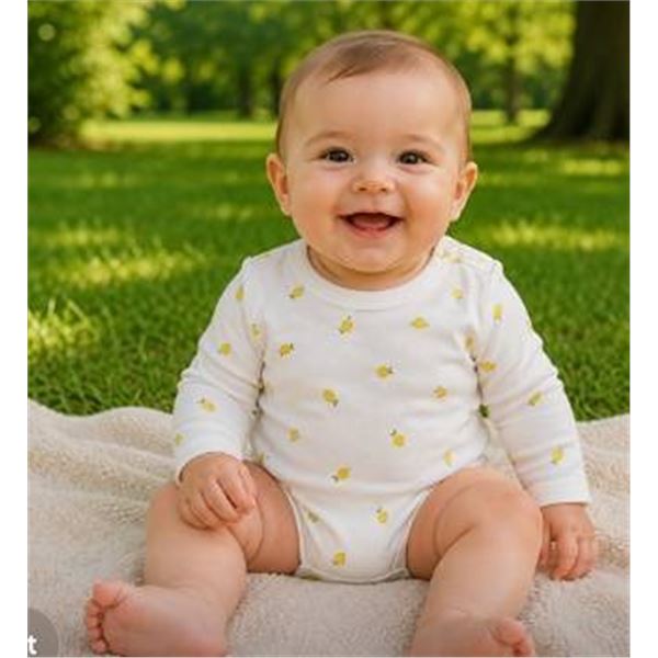 Little Earthling Baby Bodysuit 3-6M