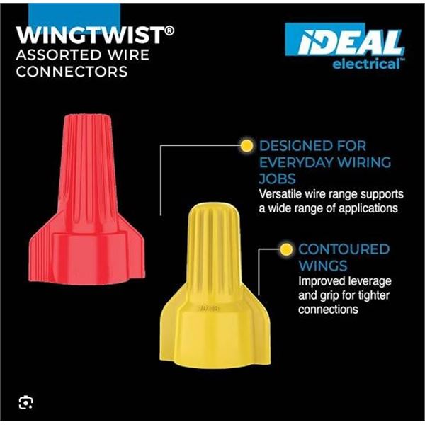 IDEAL WingTwist Wire Connectors 150 Pack