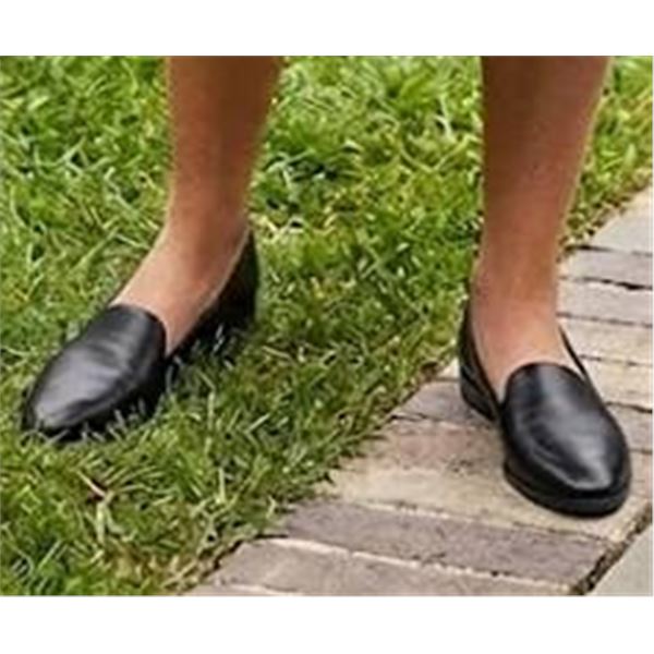 Aldo Black Slip-On Shoes, Size 8