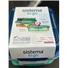 Image 4 : Sistema To Go Lunch Stack Containers Set Of 2