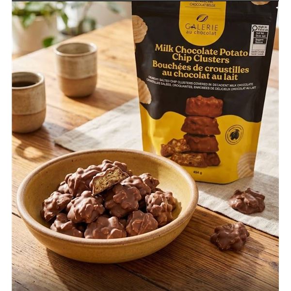 Galerie au Chocolat Milk Chocolate Potato Clusters 454g