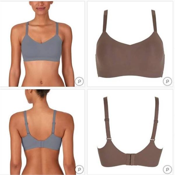 Halston Seamless Bra 2-Pack, XL