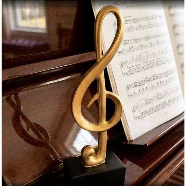 Music Note Decor Figurine