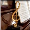 Image 1 : Music Note Decor Figurine