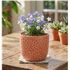 Image 1 : Stone & Beam Embossed Ceramic Planter
