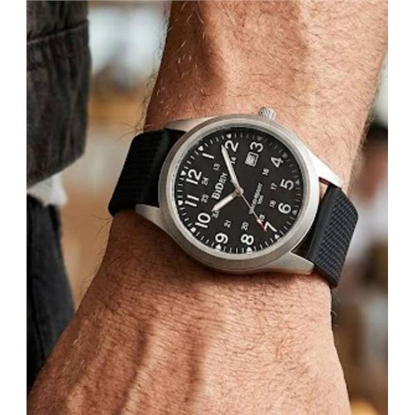 Biden Wristwatch with Black Band