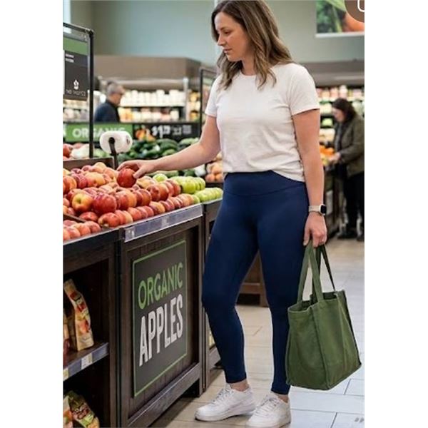 Tuff Athletics Legging, Large, Navy