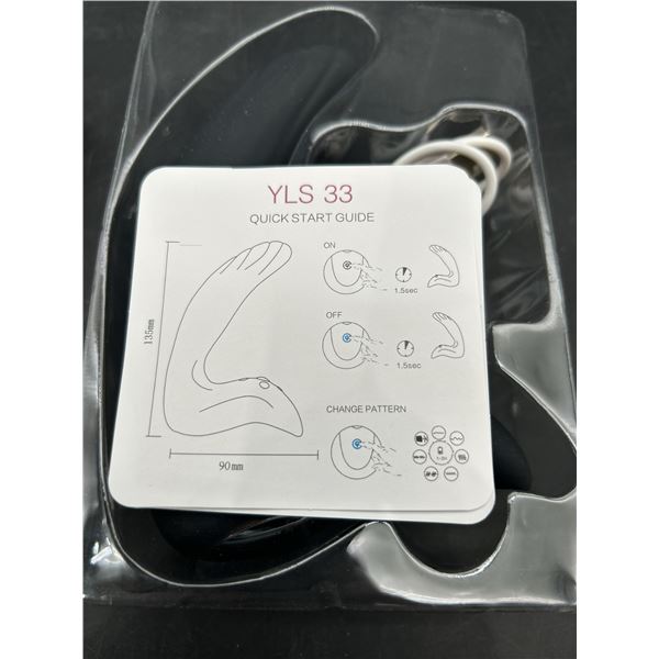 YLS 33 Rechargeable Massager Black