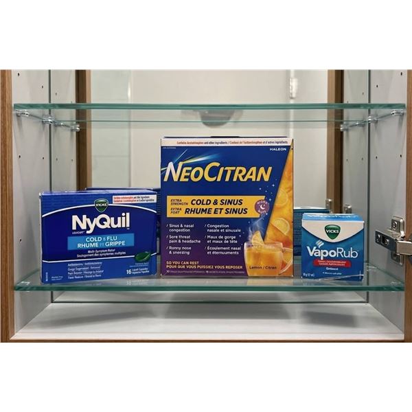 Cold and Flu Relief Medication Lot