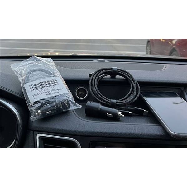USB C Car Charger 65W, New