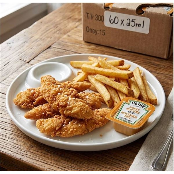 Heinz Honey Mustard Sauce 60 x 25ml