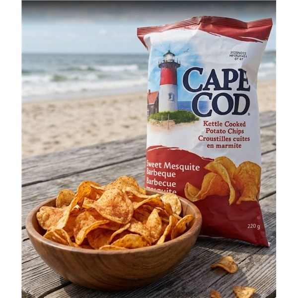 Cape Cod Sweet Mesquite Barbecue Chips 10x220