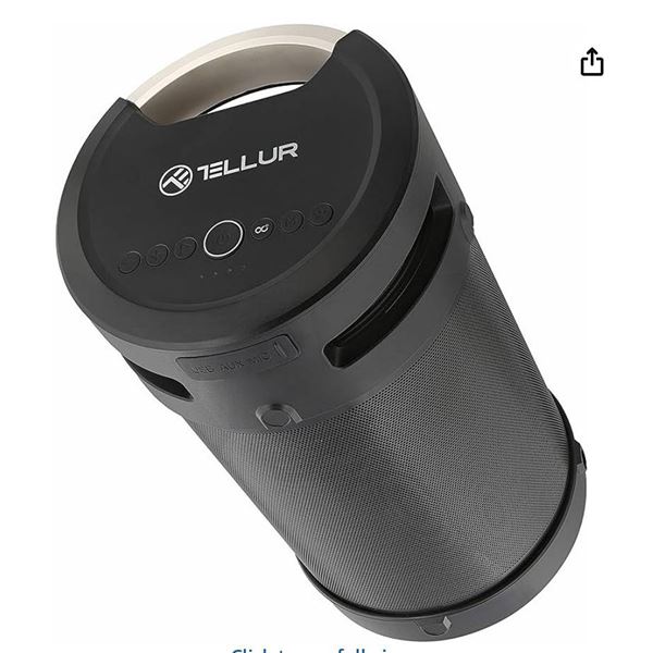 TELLUR Rapture Portable Bluetooth Stereo Speaker, 70W True Wireless Stereo