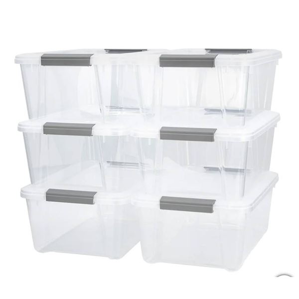 Tuffstore - Clear 12.2L Container, Set of 6