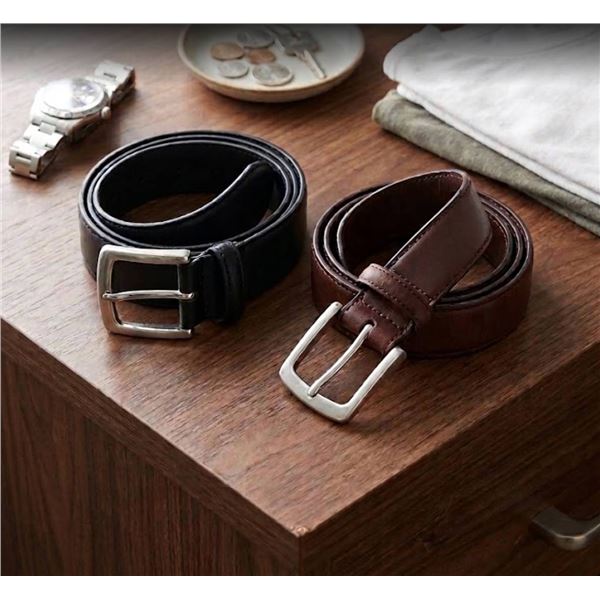 Roots Leather Belts Size XL 40-42, 2 Pack