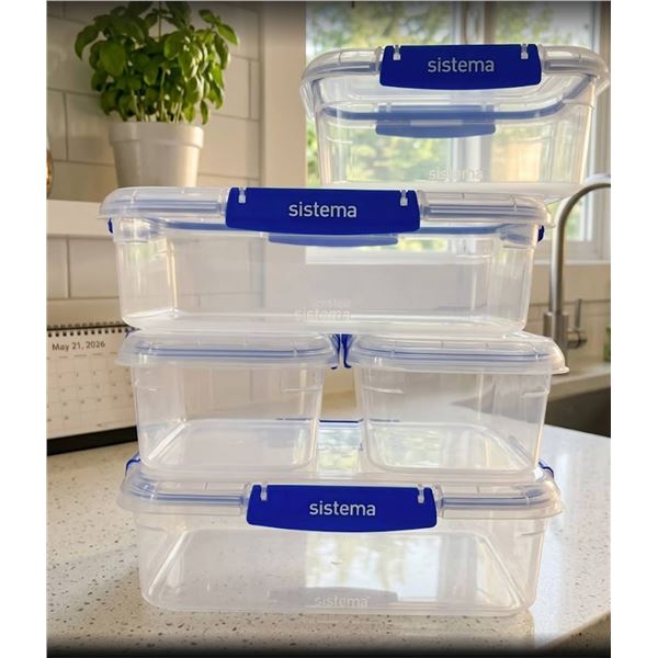 Sistema Klip It Food Storage Containers Set