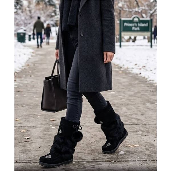 Manitobah Mukluks WP Snowy Owl Suede Boots L5