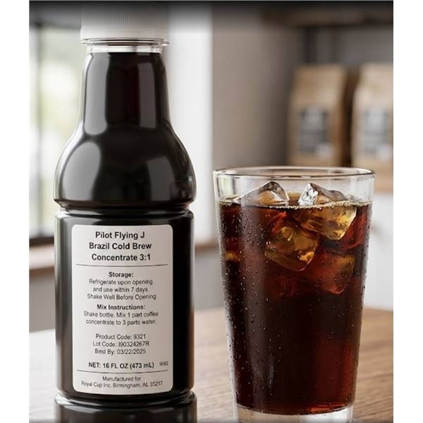 Pilot Flying J Brazil Cold Brew Concentrate 12 x 16floz