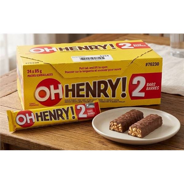 Oh Henry! 2 Bar Pack, 24 x 85g