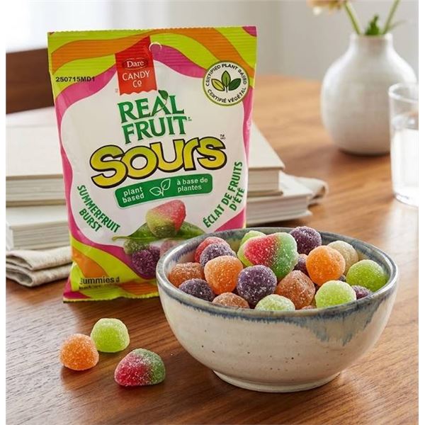 Lot of 16 Dare Real Fruit Sours Bags