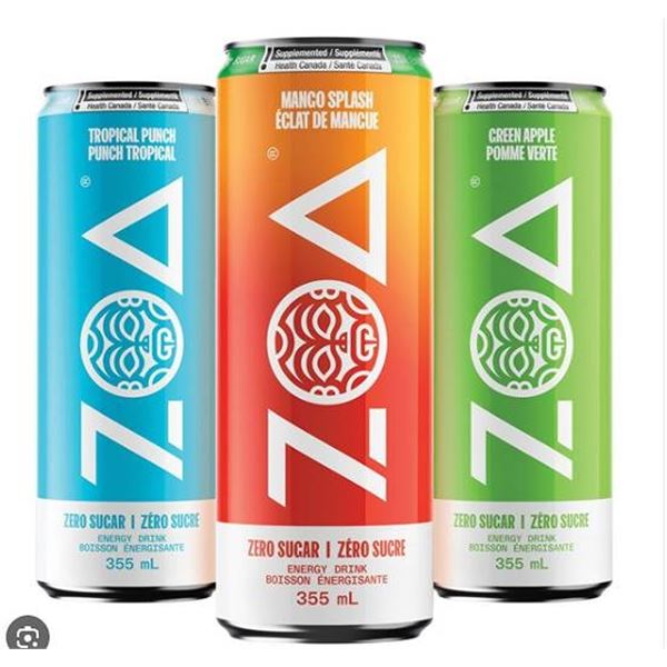 ZOA Energy Drink 18-Can Variety Pack