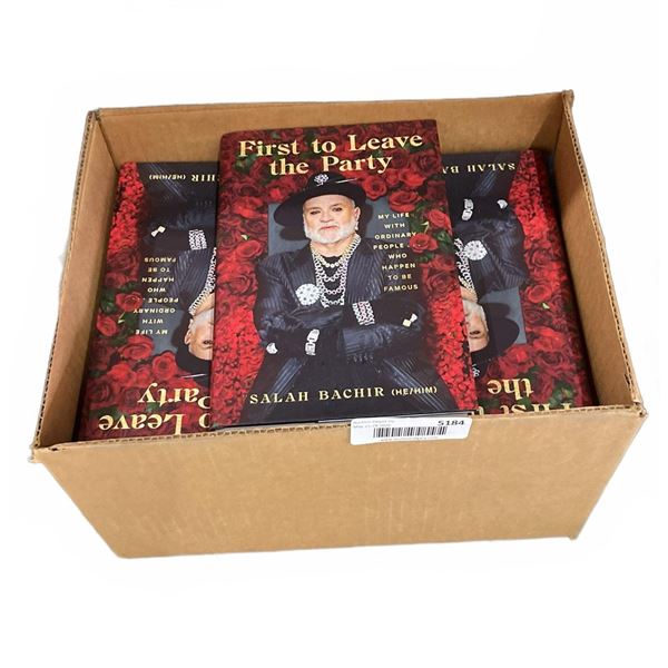 Case of Books - First to Leave the Party by Salah Bachir