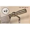 Image 1 : Umbra Nickel 2-Pack Curtain Rods