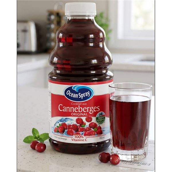 Ocean Spray Cranberry Juice 950ml, 12 Pack