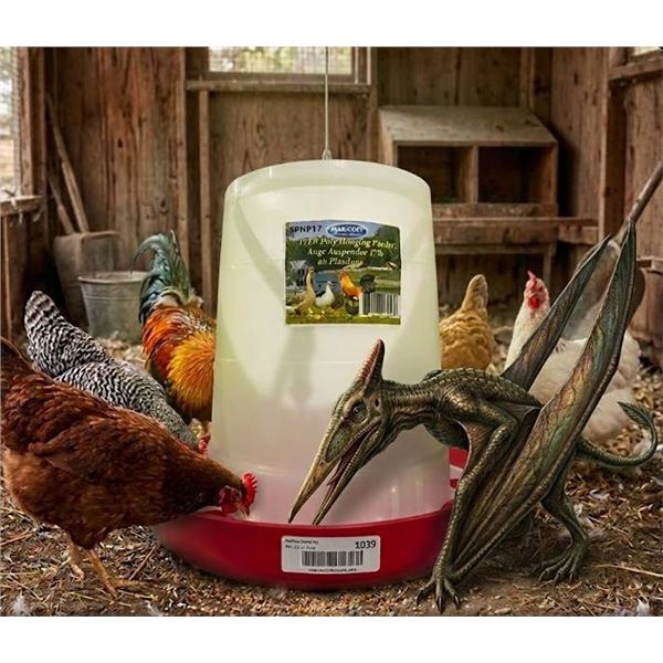 17LB Poly Hanging Feeder by Farm-Tuff